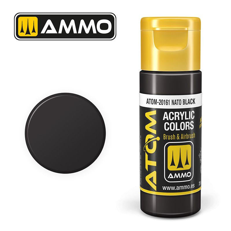 MiG Ammo ATOM COLOR Nato Black (20161)